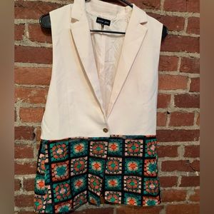 🧶 Colour block vest 🧶